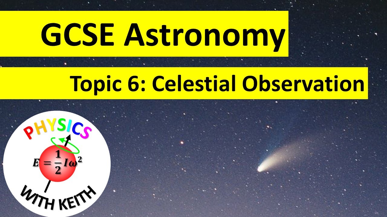 Edexcel GCSE (9-1) Astronomy, Topic 6: Celestial Observation (summary)
