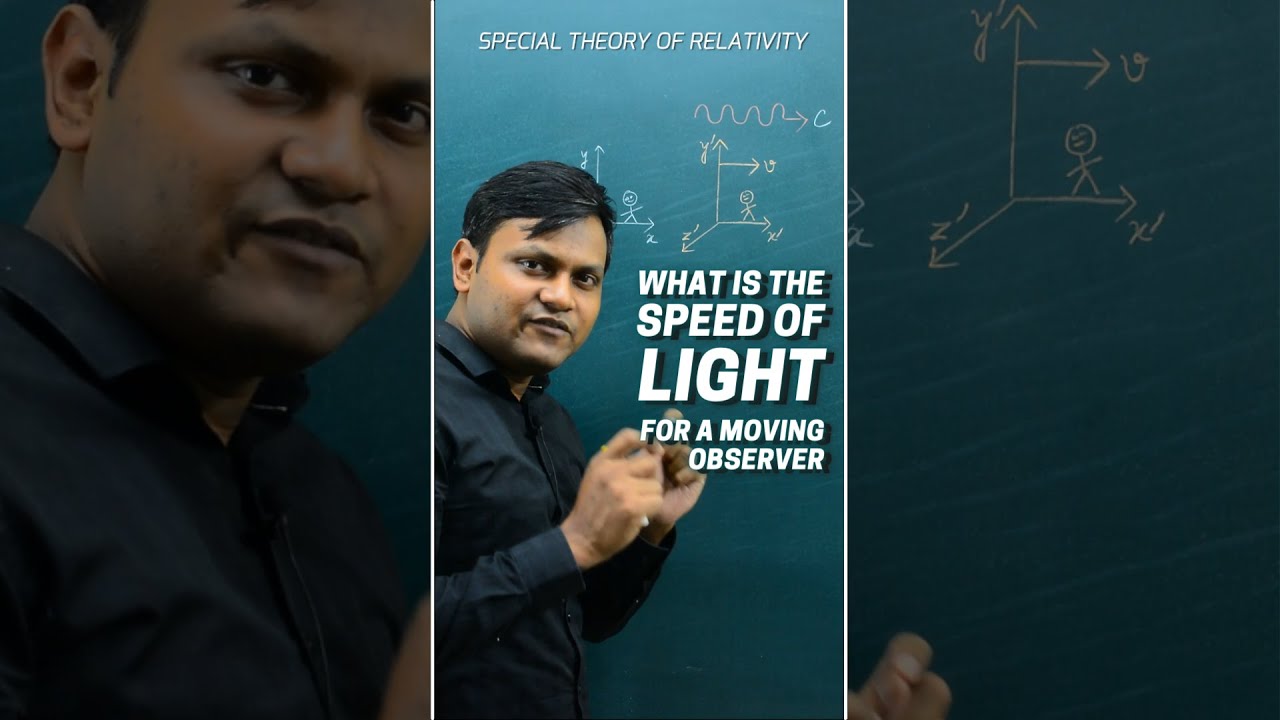 What is the speed of Light for a moving Observer? #shorts