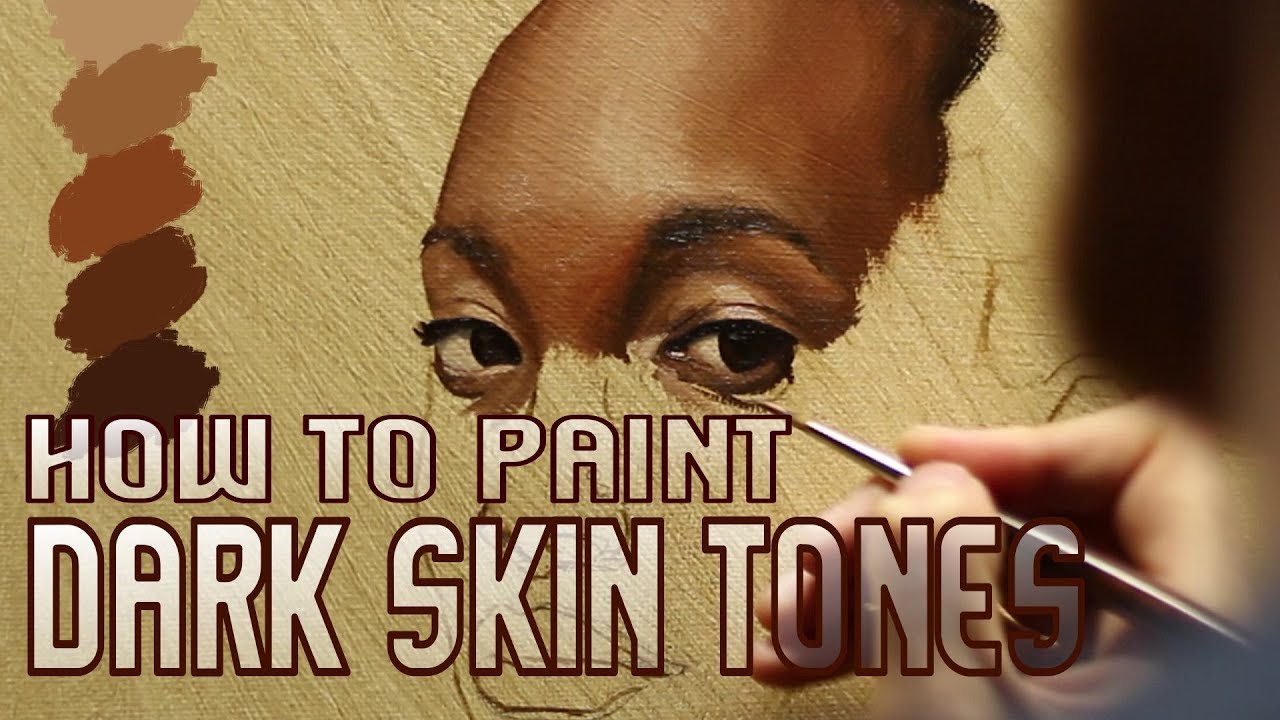 COLOR THEORY – How to Paint Dark Skin Tones – Oil Painting Tutorial with Demonstration