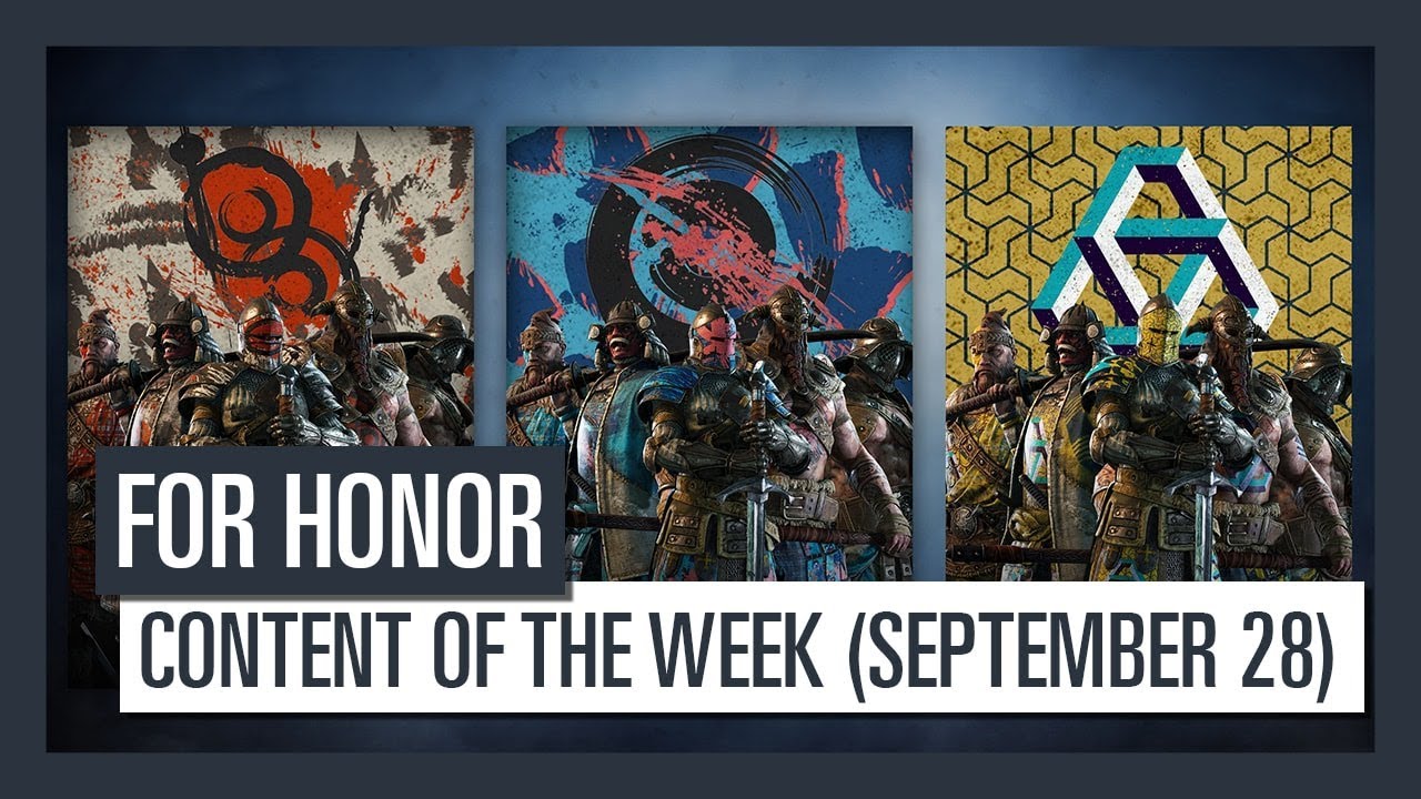 FOR HONOR – New content of the week (September 28)
