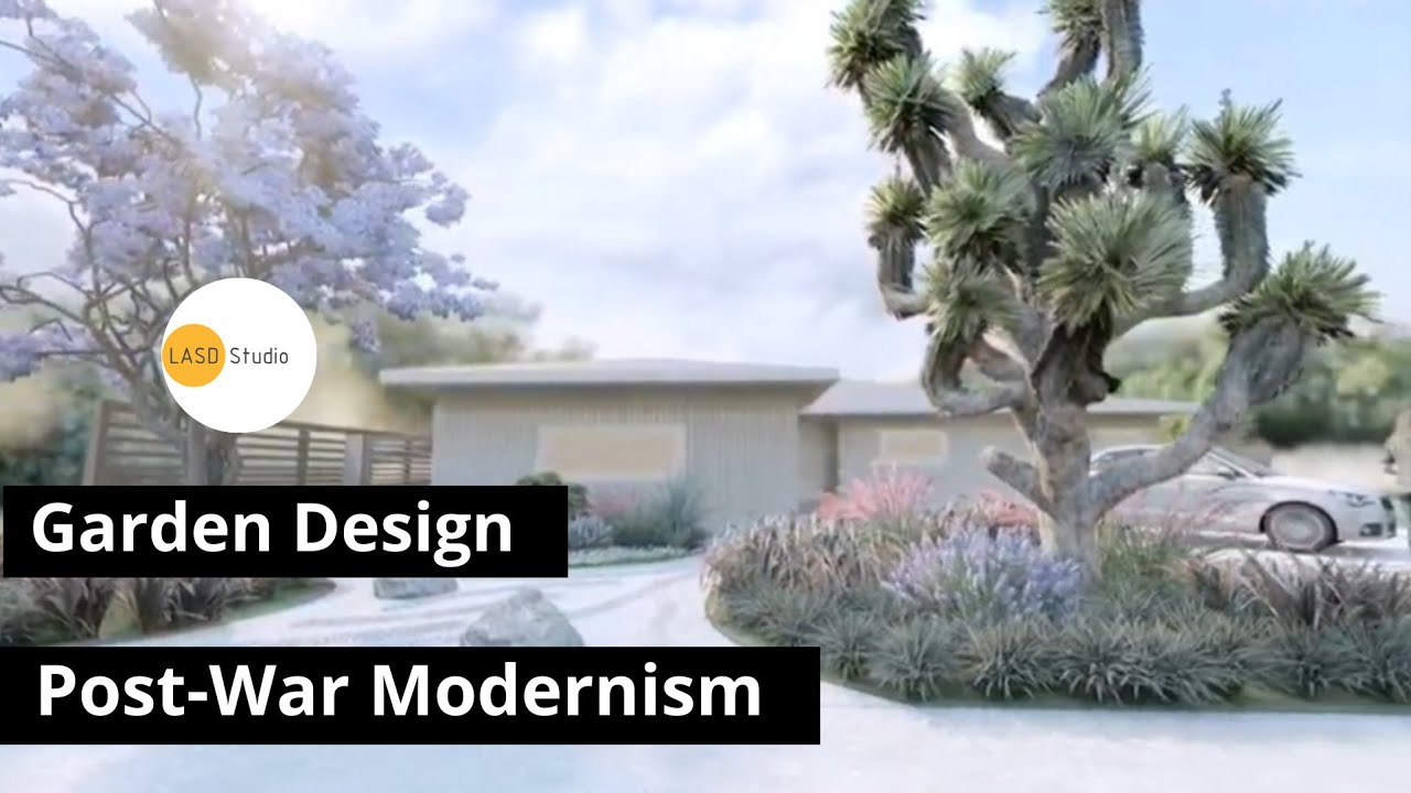 Post-War modernism. Garden Design – LASD Studio