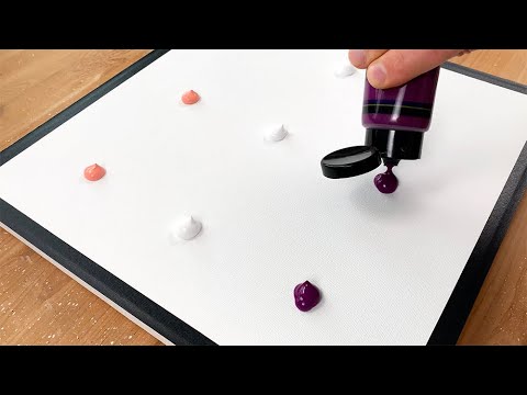 Purple Landscape | Fauvism Style | Easy Acrylic Painting | Palette Knife Techniques #165