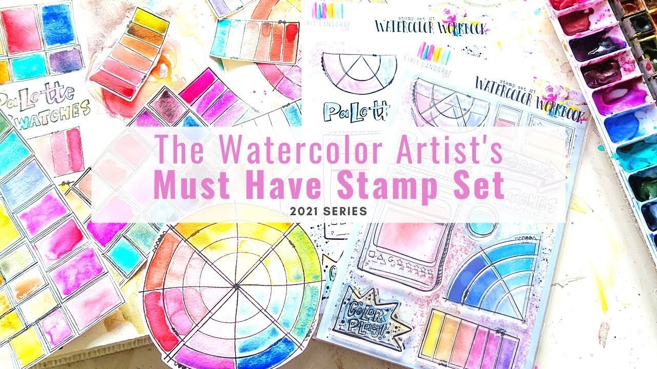 The Watercolor Artist's Must Have Stamp Set!
