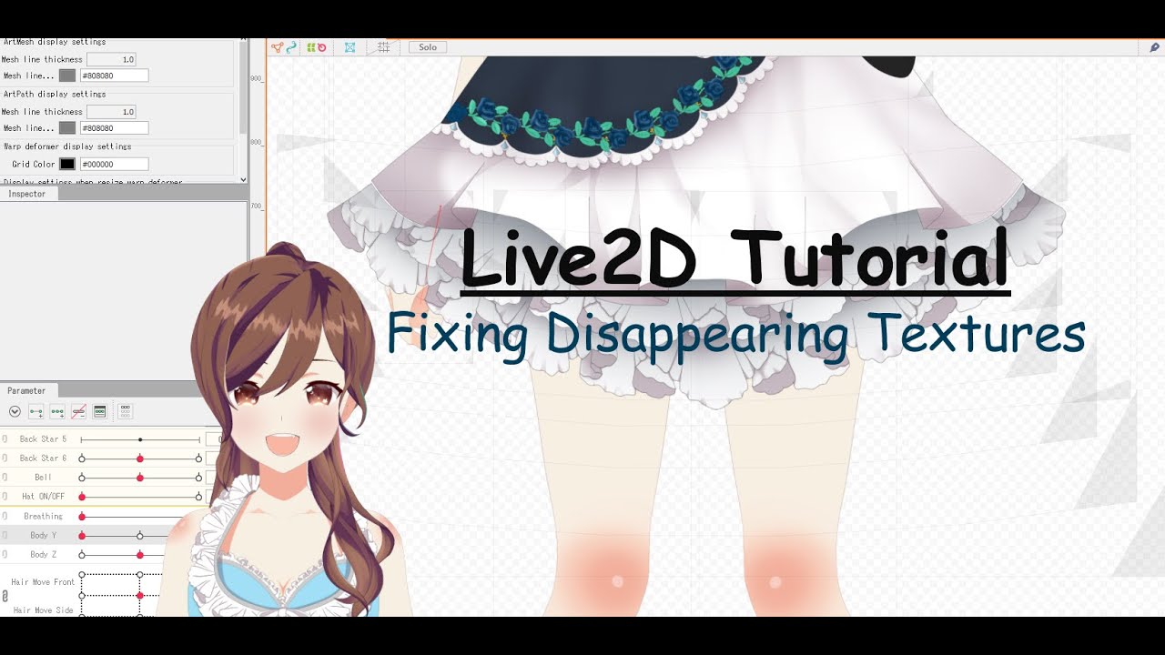 【Live2D Cubism Tutorial】How to fix textures disappearing in Viewer