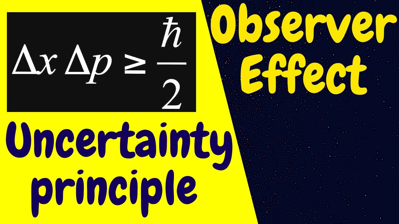Heisenberg's Uncertainty Principle vs Observer Effect | Quantum mechanics