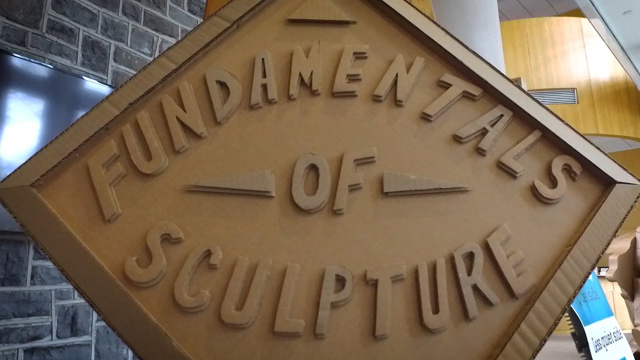 Fundamentals of Sculpture: A Cardboard Art Exhibition