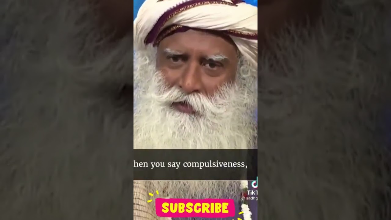 From compulsiveness to consciousness, in every fields #sadhguru #compulsive #conscious #shorts