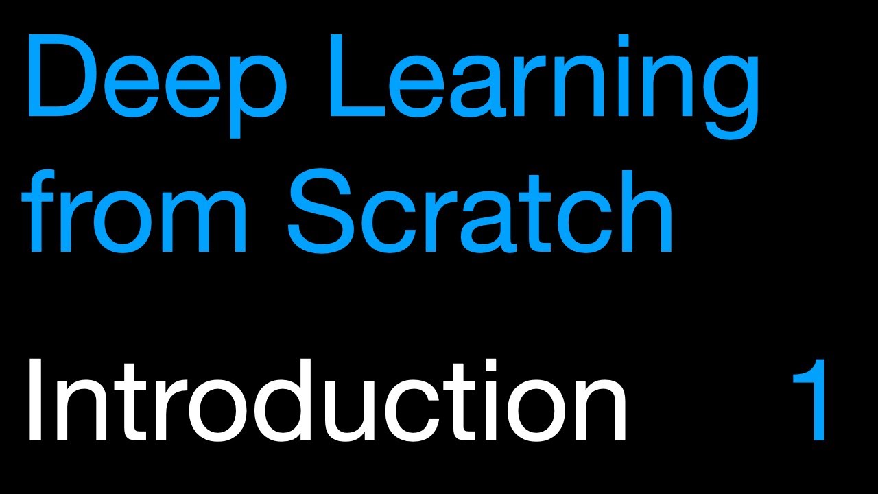 Intro — Learn [AI] Deep Learning from Scratch Ep. 1