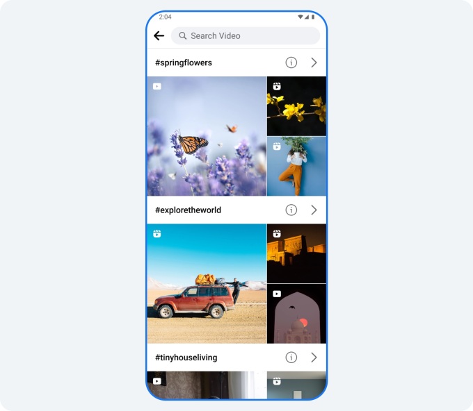 Facebook's new video explore page
