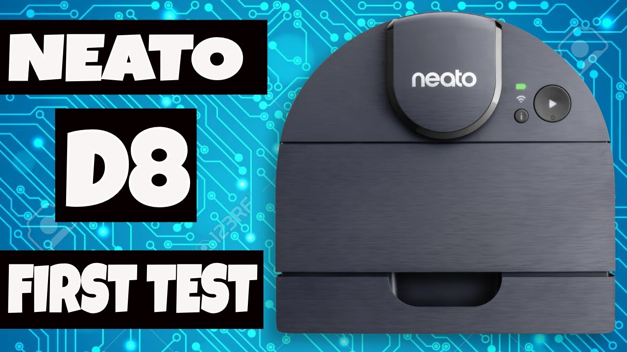 NEATO D8 Robot Vacuum – First run & Full floor plan and pickup Test – Is it any good?