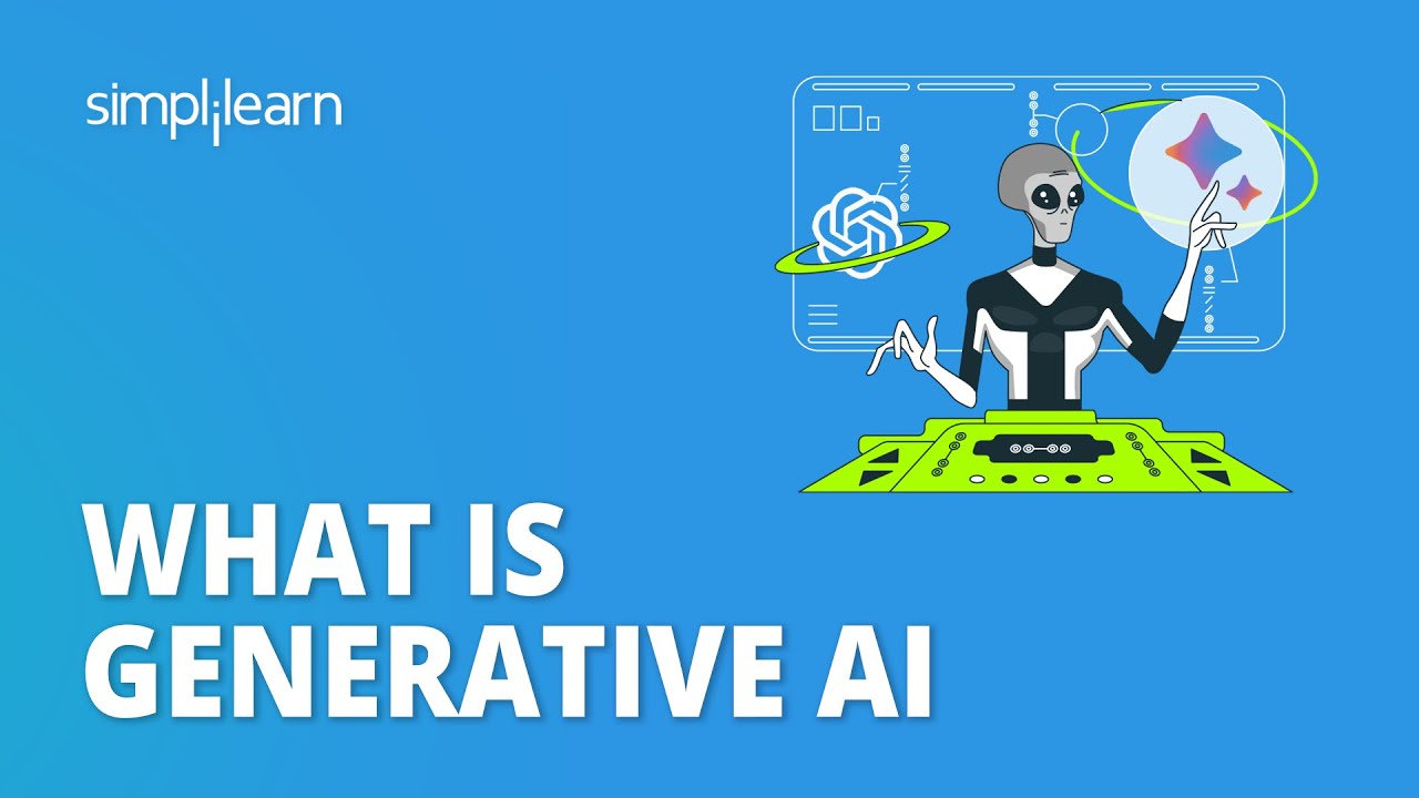 What is Generative AI | Introduction to Generative AI | Generative AI Explained | Simplilearn