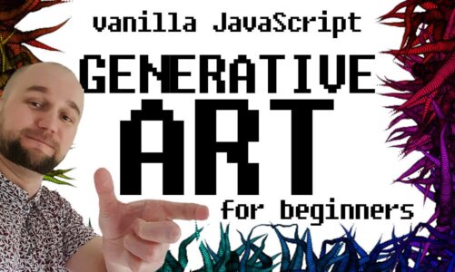 Generative Art for Beginners | Particle System Algorithm with Vanilla JavaScript and HTML Canvas
