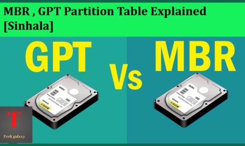 MBR & GPT Partition Table  Explained [Sinhala]  #MBR_GPT_Explained