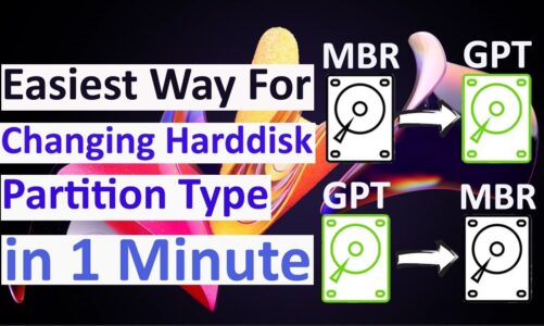 Changing USB from MBR to GPT and GPT to MBR