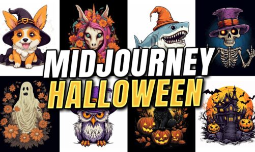 Midjourney Halloween Prompt & Design Guide for Print on Demand