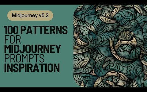 Midjourney 5.2 | 100 patterns for prompting inspiration