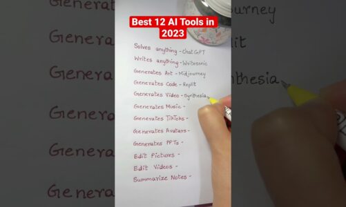 Best 12 AI Tools in 2023