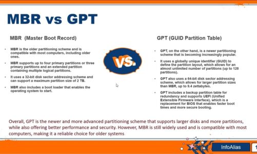 MBR vs GPT | Difference between MBR  and GPT