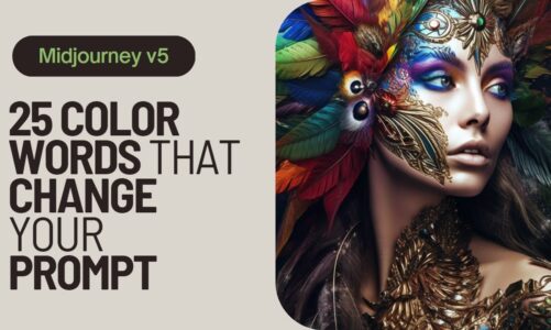 Midjourney v5 | 25 color words to use in your prompt with examples | part 2