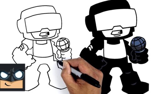 How To Draw Tankman | Friday Night Funkin