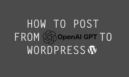 How to use OpenAI GPT3 in WordPress – WordPress GPT3 plugin