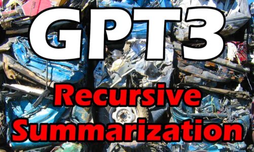 Recursively summarize text of any length with GPT-3