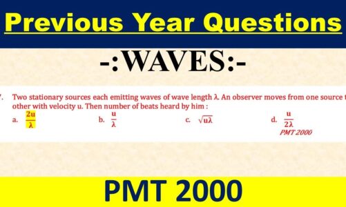 Two stationary sources each emitting waves of wave length λ. An observer moves from one source