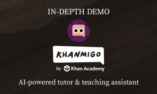 NEW! Khan Academy’s AI Tutor– In Depth Demo
