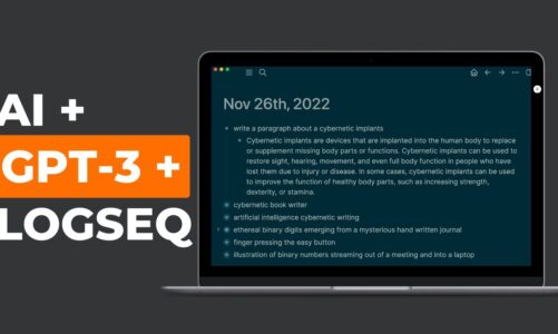 Add AI to LogSeq with GPT-3