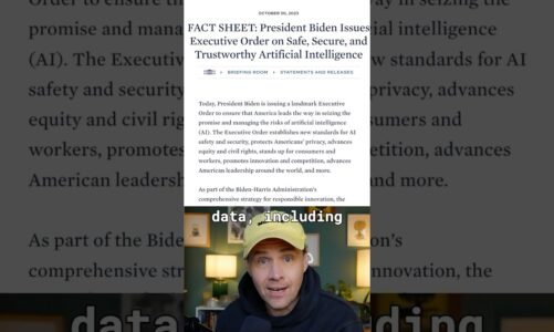 The Biden Administration is Regulating AI #breakingnews #artificialintelligence #chatgpt