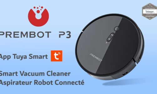 PREMBOT P3 Robot vacuum Cleaner – Aspirateur Robot connecté – App Tuya Smart
