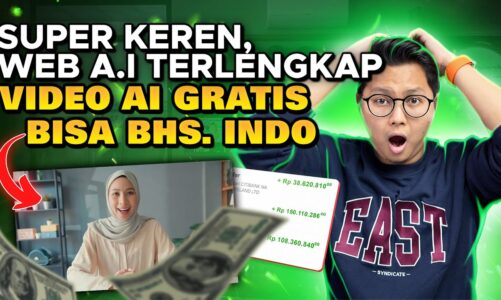 Ini Yg Ditunggu! Bikin Video Pake AI Gratis Bisa Bahasa Indonesia Untuk Cari Uang Di Internet!
