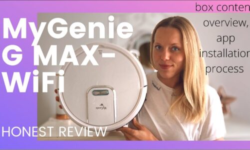 MyGenie GMAX WiFi robot vacuum cleaner Honest Review, Overview, Demonstration and App installation