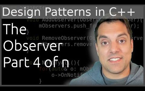 The Observer Design Pattern in C++ – Part 4 of n – Notify Specific System