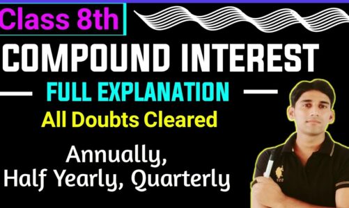 compound interest class 8 | compound interest | comparing quantities/tricks/formula/concept