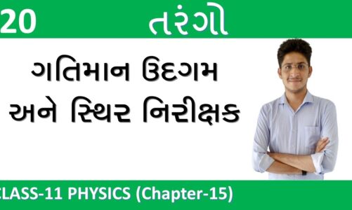 Source Moving and Observer Stationary(Doppler Effect) || 19 Waves || Class 11 Physics