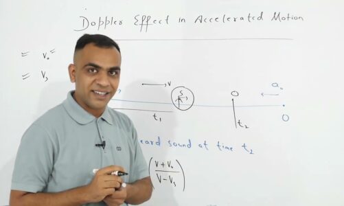 DOPPLER EFFECT WHEN SOURCE AND OBSERVER ARE ACCELERATED || DOPPLER EFFECT || CLASS 11