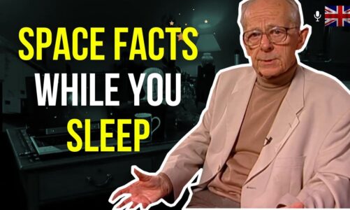 A VERY soft spoken British man tells you interesting space facts while you sleep