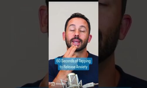 60 Seconds of Tapping to release Anxiety #shorts #short #tapping #meditation