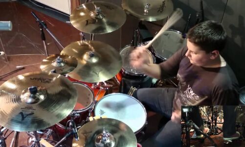 13 years old boy plays “Dream Theater – Stream Of Consciousness” DRUM COVER