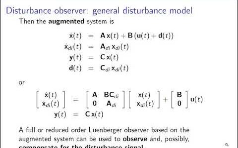 State space control methods: video 10 State observer design part 2