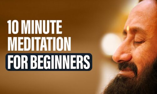 Short Meditation For Beginners | 10 Minute Guided Meditation For Relaxation By Gurudev