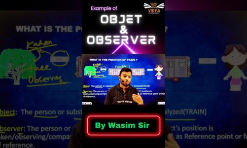 Example of Objet & Observer| Class 9th &11th | Lec-1| By Wasim Sir  @VidyaVistarAcademy  #cbse #bseb
