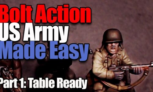 How To Paint US Army. Bolt Action Made Easy #1