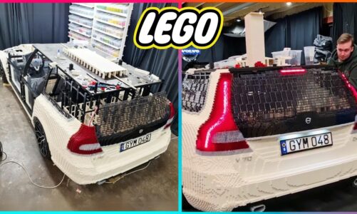 Lego Master Builds Incredible Life-Size Car That Actually Works | by @dgustafsson13