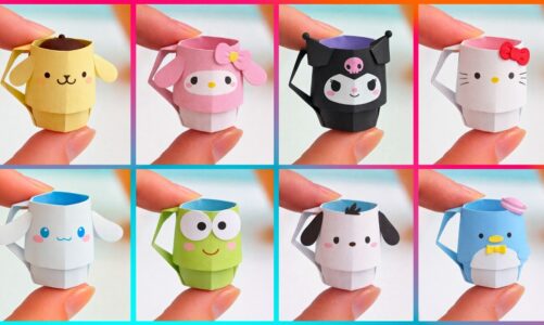 Cute Hello Kitty & Sanrio Paper Crafts + More Kawaii Ideas When You’re Bored