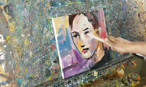 Fauvism Style Portrait Oil Painting Demo – Artist Jose Trujillo
