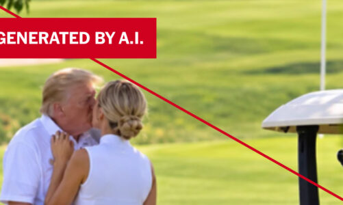 An A.I. Image of Trump Kissing a Woman Was Fake. It Spread Anyway.