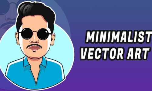 Minimalist vector art – speed art using adobe illustrator